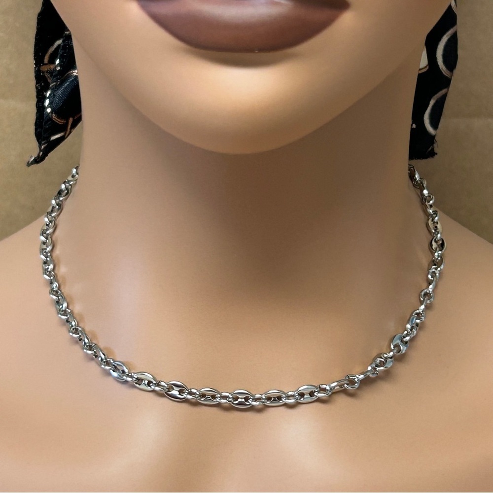 Minimalist Express - Silver Mariner Link Chain Necklace